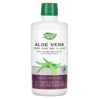 Nature’s Way, Aloe Vera Gel & Juice Organic, 33.8 fl oz UPC 033674142813 | HiLife Vitamins