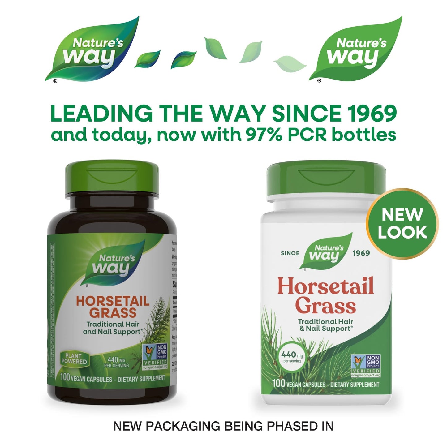 Nature’s Way, Horsetail Grass, 100 Vegetarian Capsules UPC 033674143001 | Hilife Vitamins
