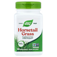 Nature’s Way, Horsetail Grass, 100 Vegetarian Capsules UPC 033674143001 | Hilife Vitamins