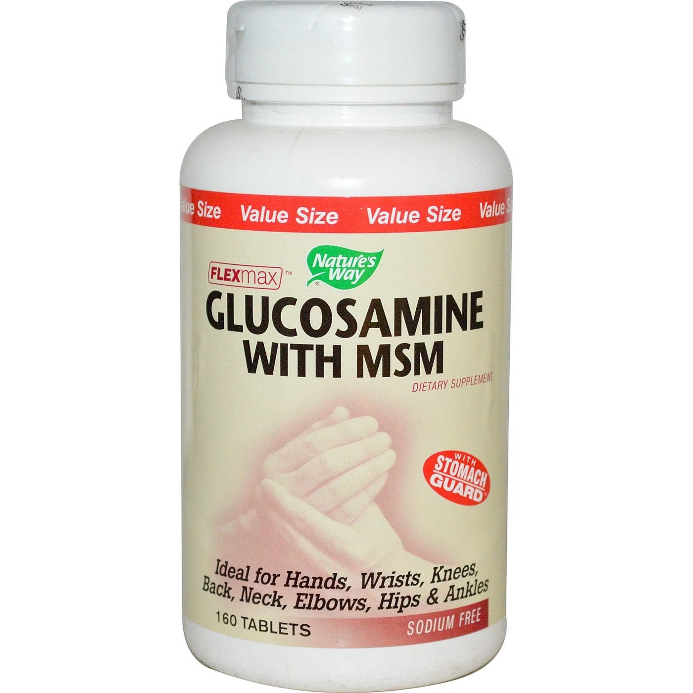 Nature’s Way, Flexmax Glucosamine Sulfate/Msm Value Size, 160 Tablets UPC 033674144114 | HiLife Vitamins
