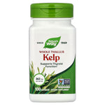 Nature’s Way, Kelp, Whole Thallus, 600 mg, 100 Vegan Capsules UPC 033674145005 | Hilife Vitamins