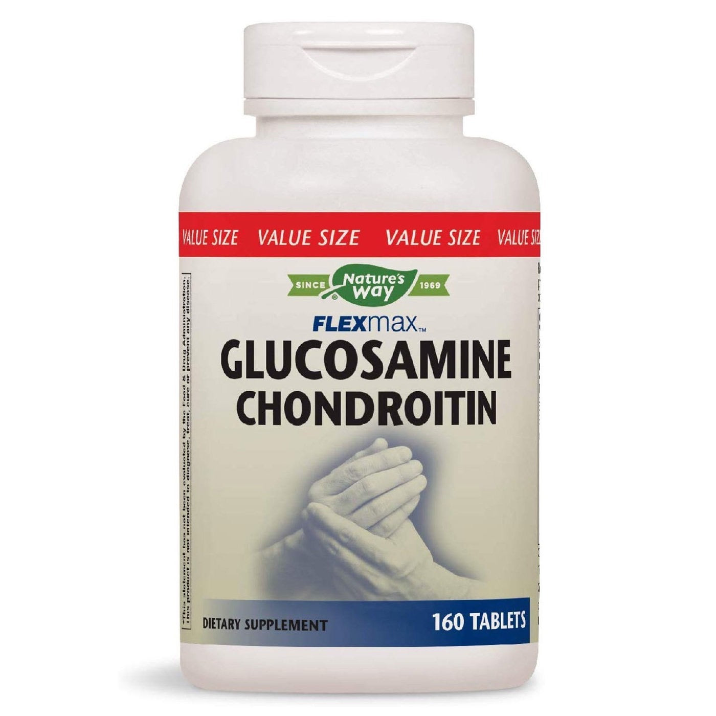 Nature’s Way, Flexmax Glucosamine Chondroitin Sulfate With Stomachguard, 160 Tablets UPC 033674145357 | HiLife Vitamins