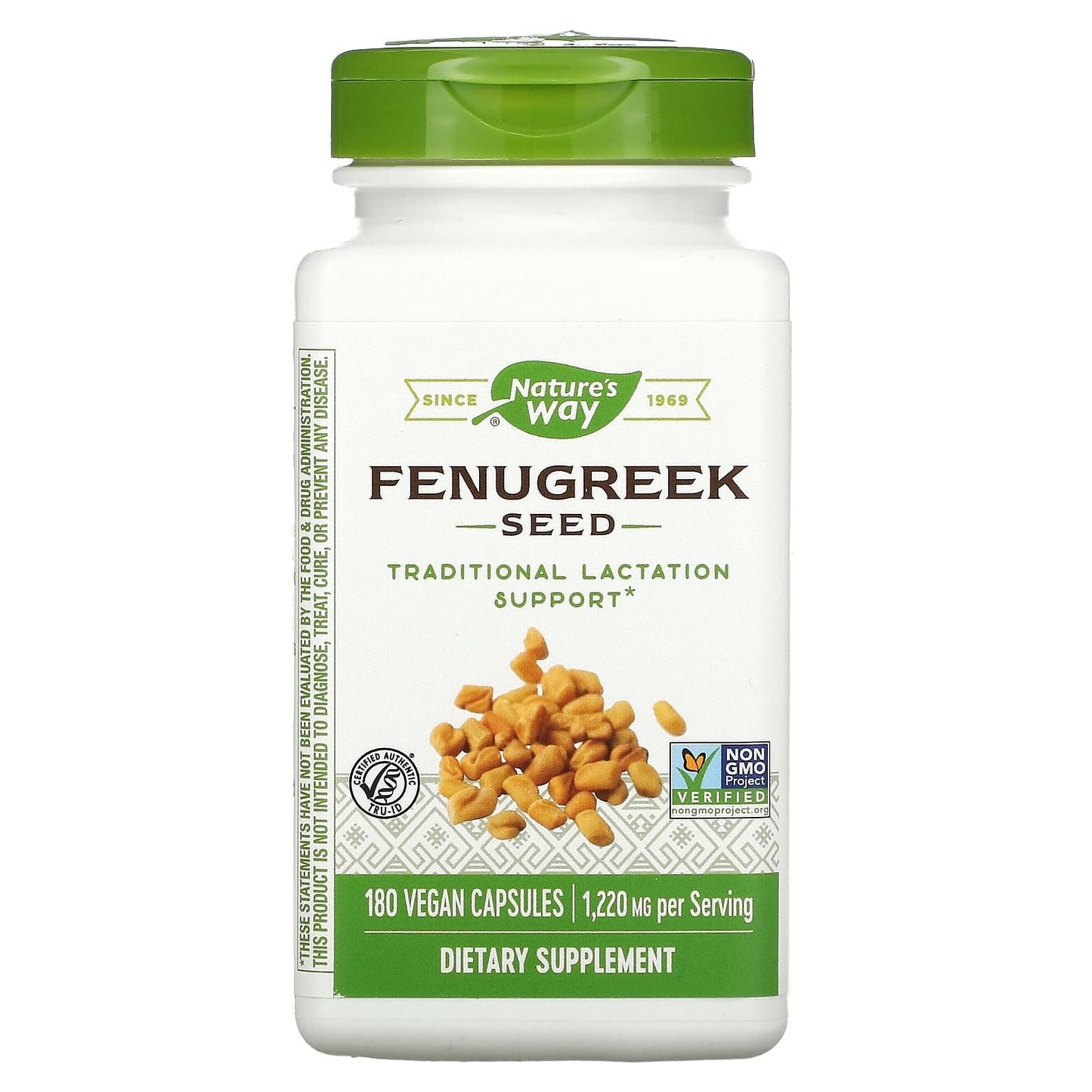 Nature’s Way, Fenugreek Value Size, 180 Vegetarian Capsules UPC 033674146101 | Hilife Vitamins