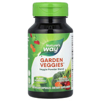 Nature’s Way, Garden Veggies™, Veggie Powder Blend, 900 mg, 60 Vegan Capsules UPC 033674147931 | Hilife Vitamins