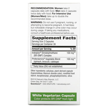 Nature’s Way, Dim Plus, 60 Vegetarian Capsules UPC 033674148105 | Hilife Vitamins
