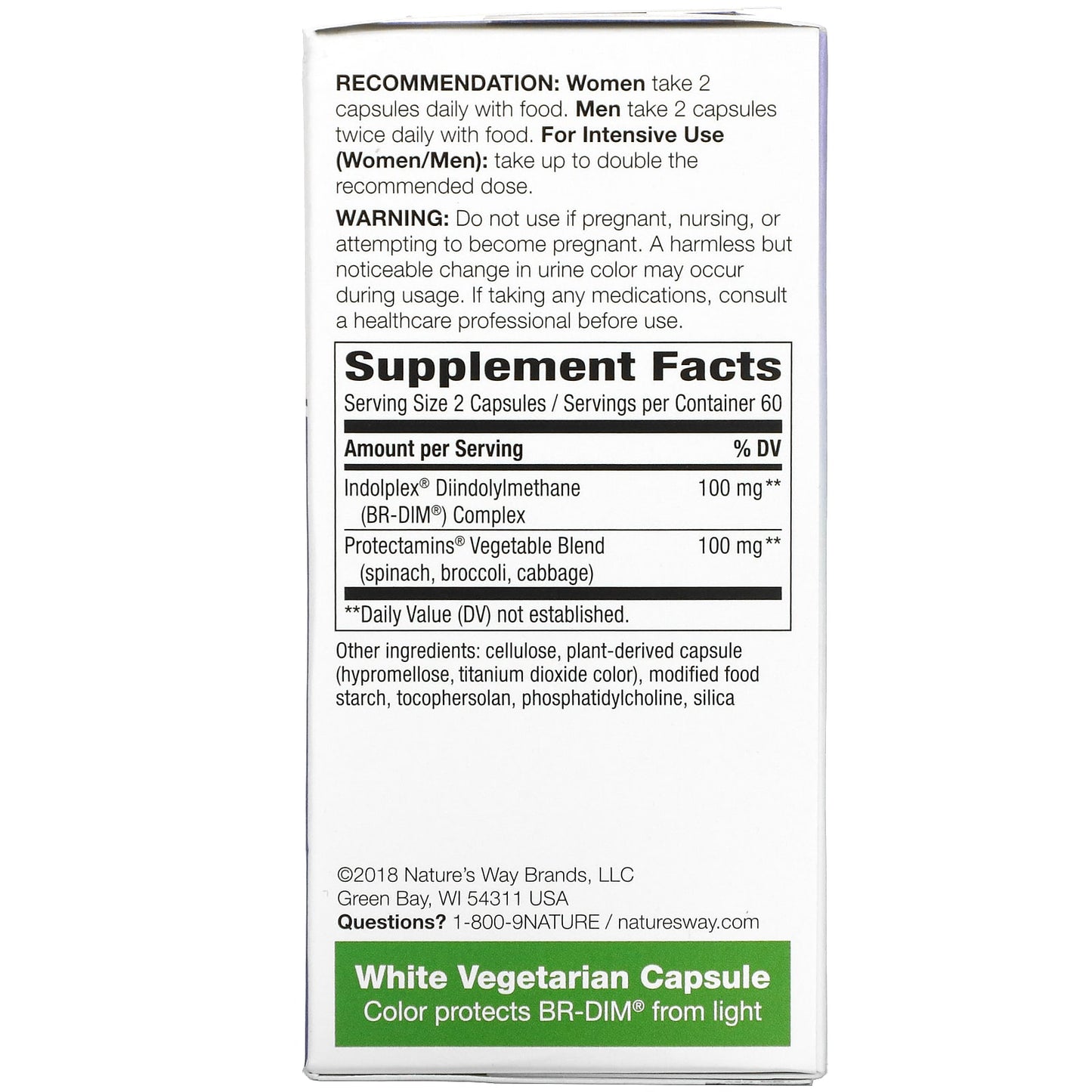 Nature’s Way, Dim Plus, 120 Vegetarian Capsules | HiLife Vitamins