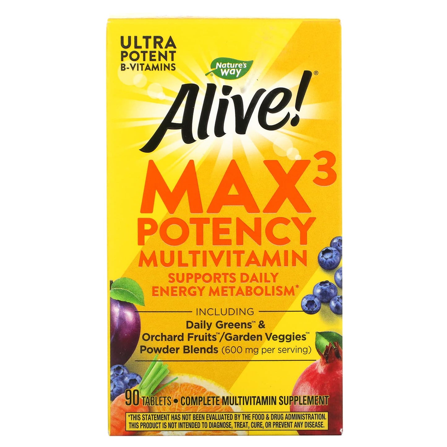 Nature’s Way, Alive! Multi With Iron, 90 Tablets UPC 033674149270 | Hilife Vitamins