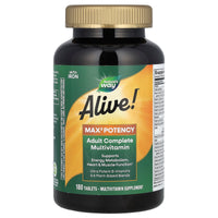 Nature’s Way, Alive! Multi With Iron, 180 Tablets - 033674149287 | Hilife Vitamins