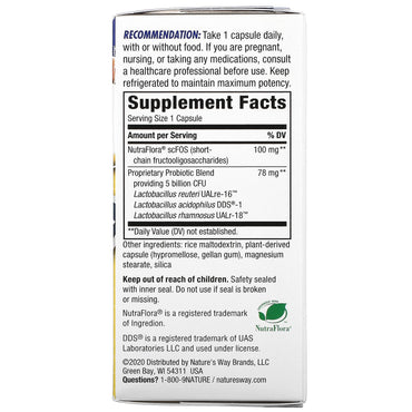 Nature’s Way, Reuteri Primadolph, 90 Vegetarian Capsules UPC 033674150245 | Hilife Vitamins