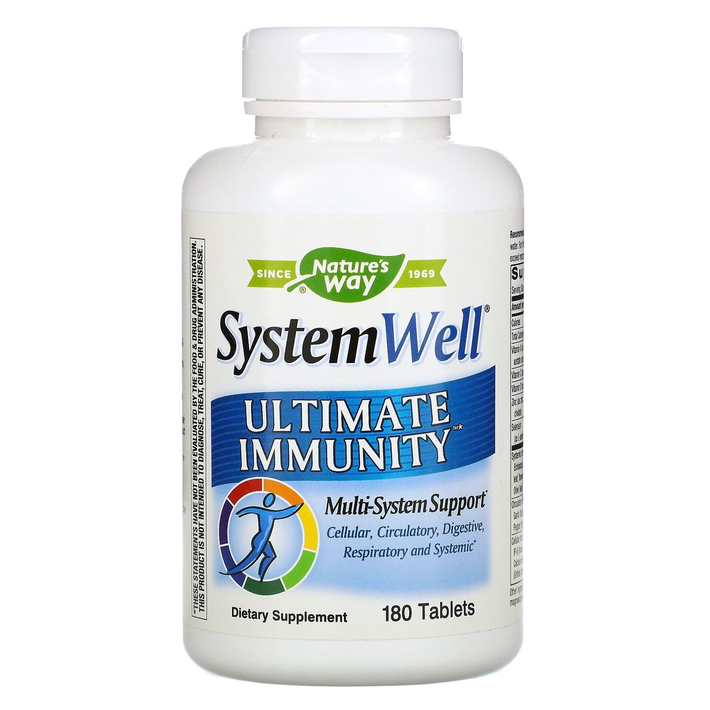 Nature’s Way, System Well, Ultimate Immunity, 180 Tablets UPC 033674150498 | Hilife Vitamins