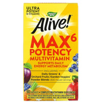Nature’s Way, Alive! Max6 Potency Multivitamin, 90 Capsules UPC 033674150900 | Hilife Vitamins