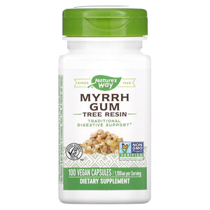 Nature’s Way, Myrrh Gum, 100 Vegan Capsules - 033674151006 | Hilife Vitamins