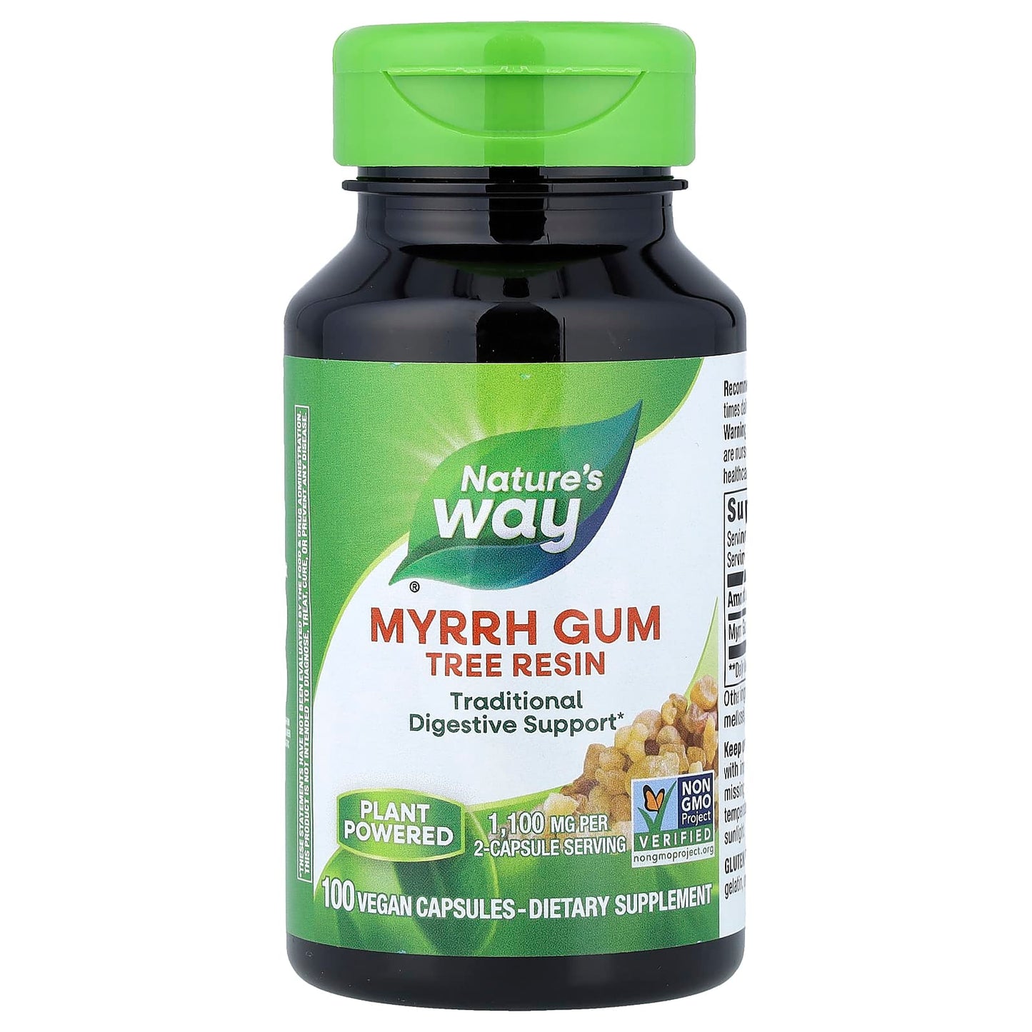 Nature’s Way, Myrrh Gum, 100 Vegan Capsules UPC 033674151006 | Hilife Vitamins