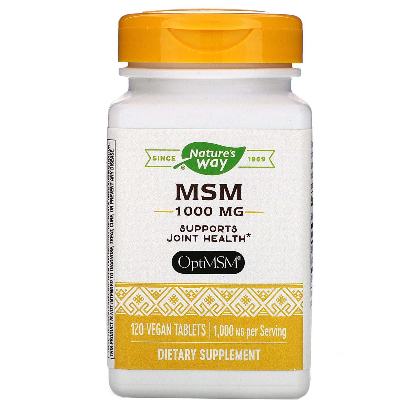 Nature’s Way, MSM 1000mg, 120 Tablets UPC 033674151327 | HiLife Vitamins