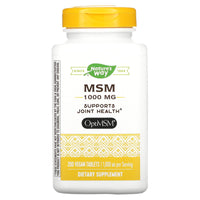 Nature’s Way, Msm 1000 mg, 200 Tablets UPC 033674151334 | Hilife Vitamins