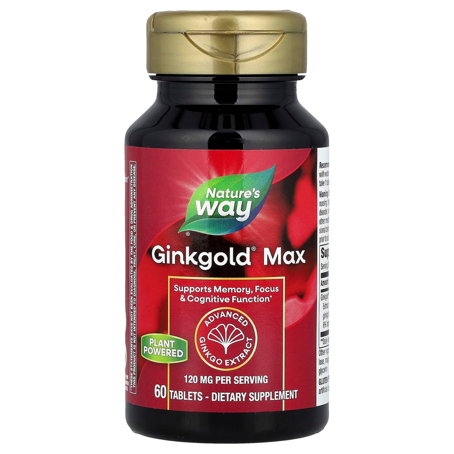 Nature’s Way, Ginkgold® Max, 120 mg, 60 Tablets UPC 033674152515 | HiLife Vitamins