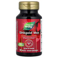 Nature’s Way, Ginkgold® Max, 120 mg, 60 Tablets UPC 033674152515 | HiLife Vitamins