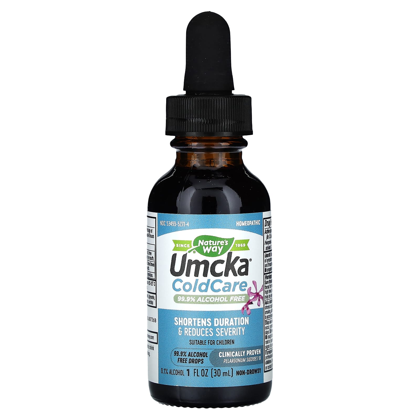 Nature’s Way, Umcka, ColdCare, 1 fl oz (30 ml) UPC 033674152713 | Hilife Vitamins