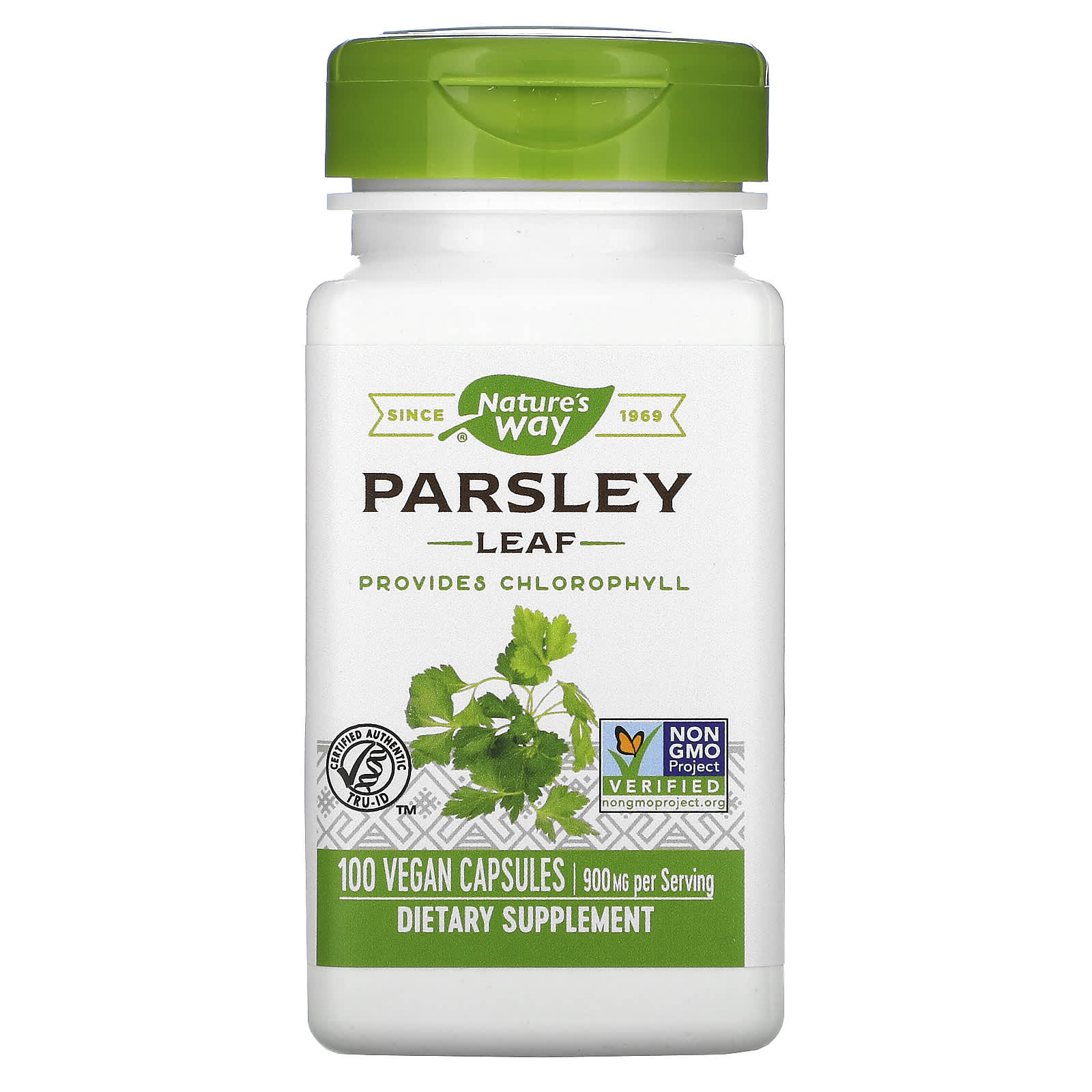 Nature’s Way, Parsley, 100 Capsules UPC 033674153000 | Hilife Vitamins