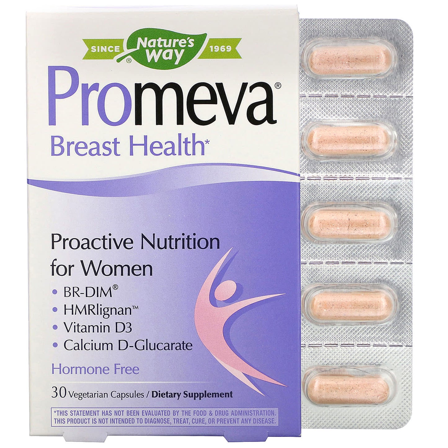 Nature’s Way, Promeva Breast Health For##I, 30 Vegetarian Capsules UPC 033674153031 | HiLife Vitamins
