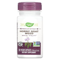 Nature’s Way, Horny Goat Weed, 500 mg, 60 Vegan Capsules UPC 033674153116 | Hilife Vitamins
