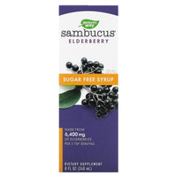 Nature’s Way, Sambucus Sugar-Free Syrup, 7.8 Oz UPC 033674153314 | Hilife Vitamins