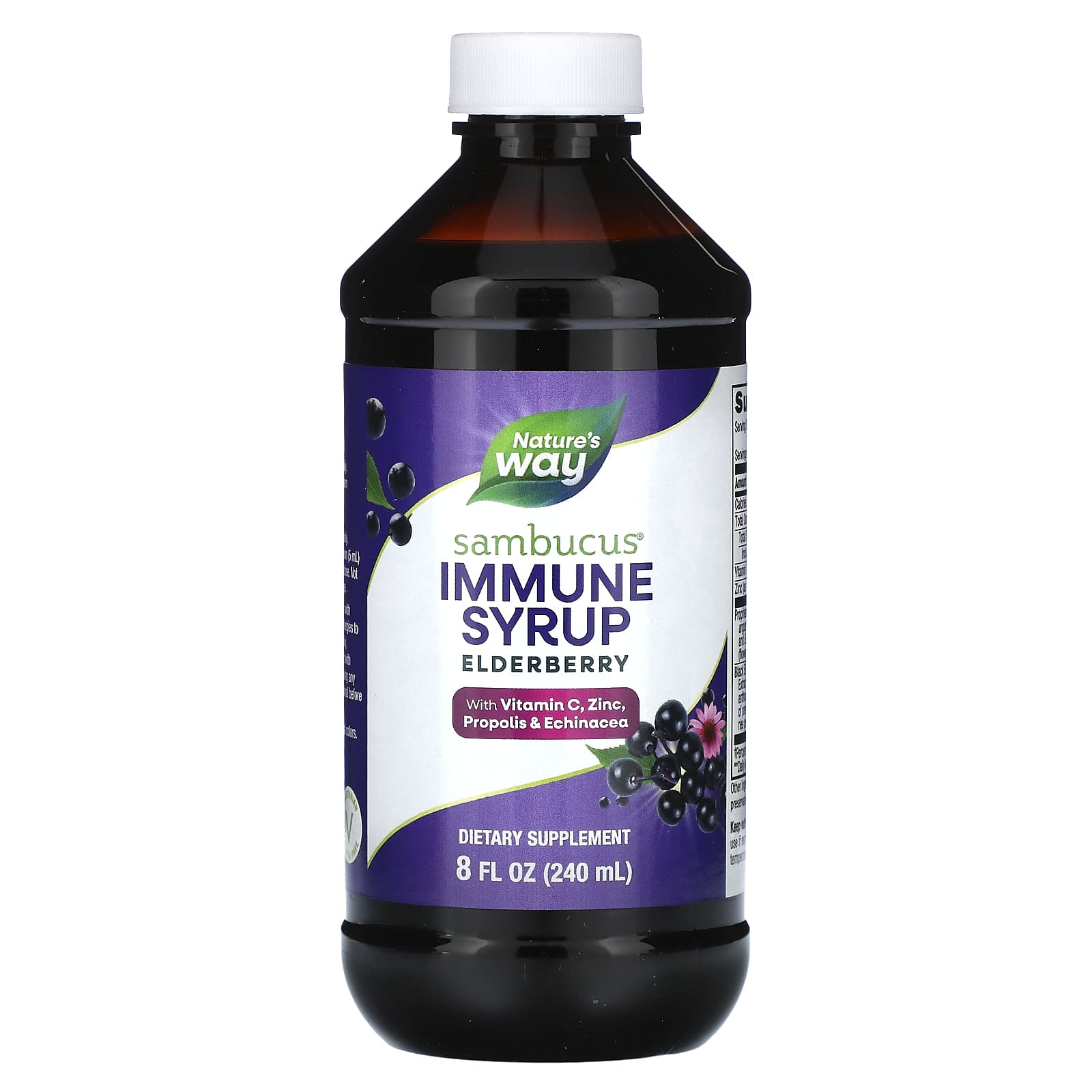 Nature’s Way, Sambucus Immune Syrup, 7.8 Oz - [product_sku] | HiLife Vitamins