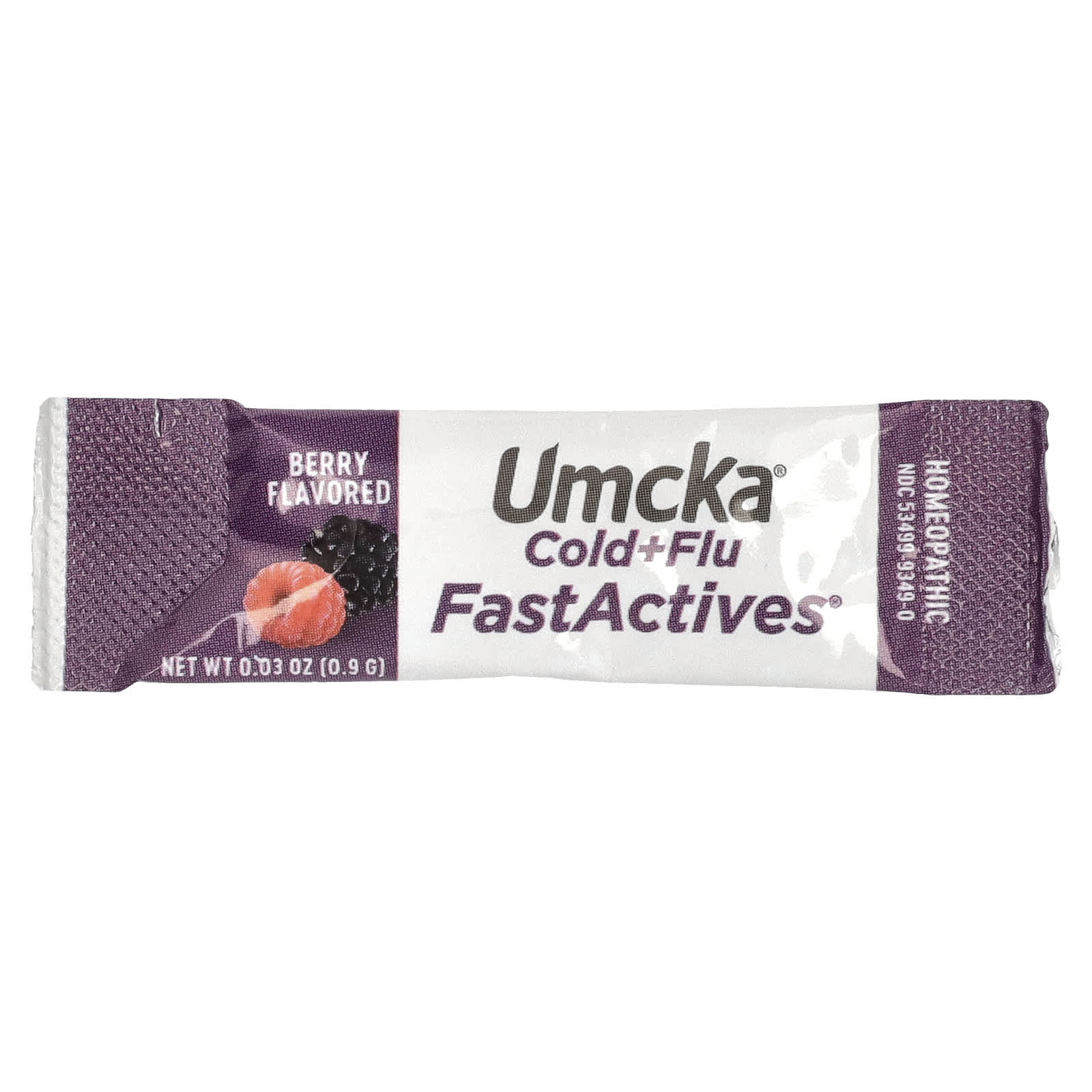 Nature’s Way, Umcka, Fast Actives, Cold + Flu Relief, Non-Drowsy, Berry Flavor, 10 Packets UPC 033674153499 | Hilife Vitamins