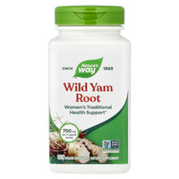 Nature’s Way, Wild Yam, 180 Vegetarian Capsules UPC 033674153505 | Hilife Vitamins
