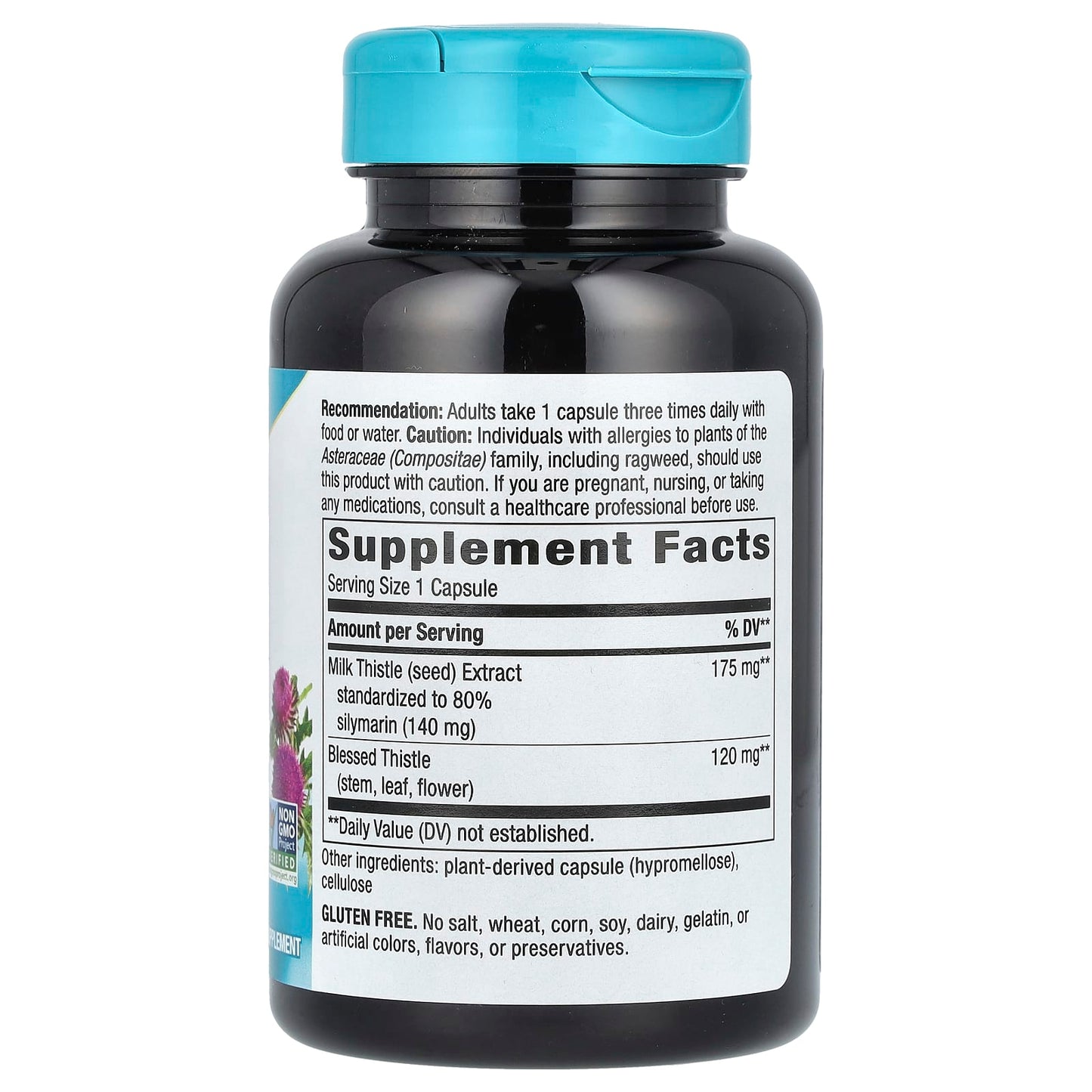 Nature’s Way, Milk Thistle Standardized Extract, 120 Vegetarian Capsules UPC 033674153550 | Hilife Vitamins