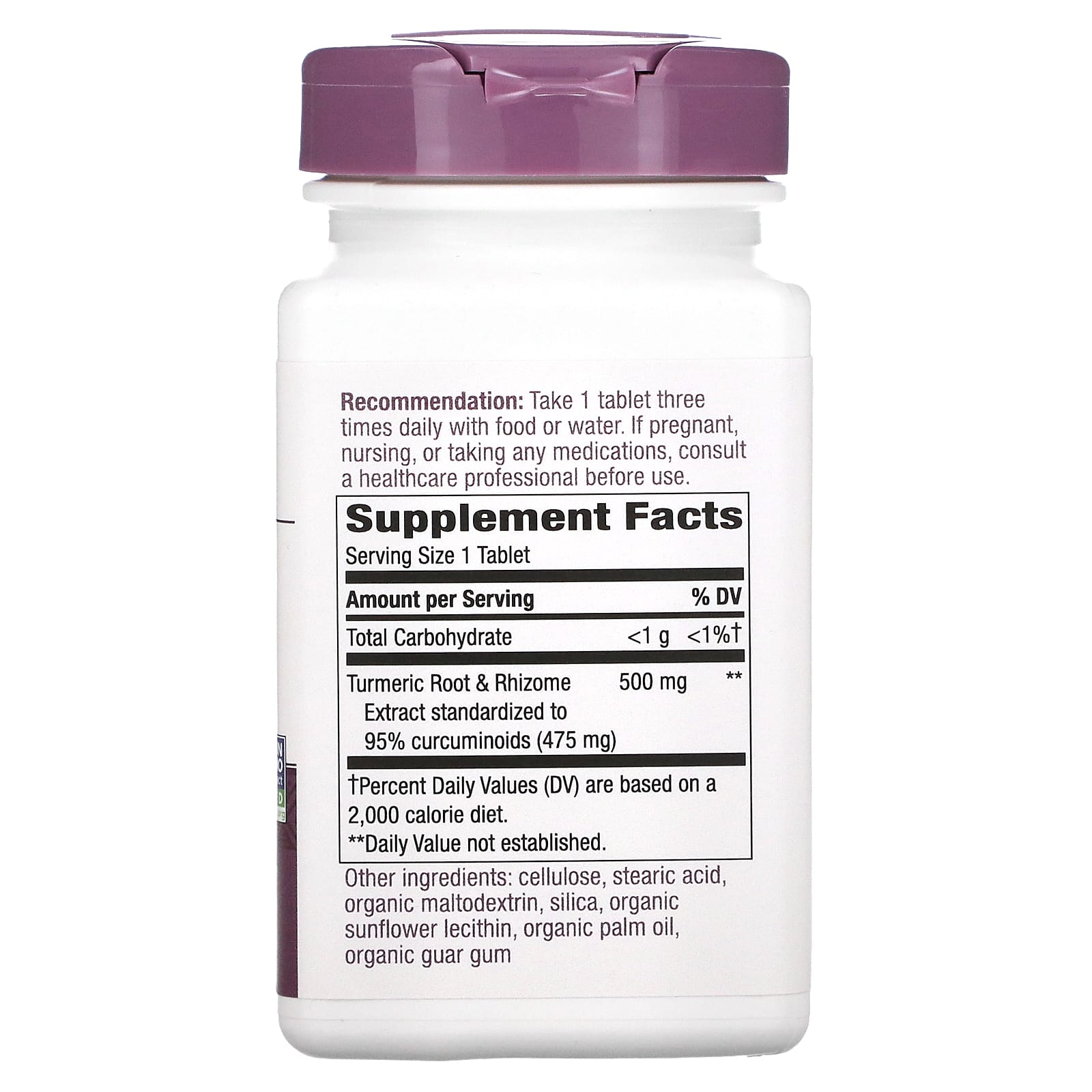 Nature’s Way, Turmeric Standardized Extract, 120 Tablets UPC 033674153567 | Hilife Vitamins