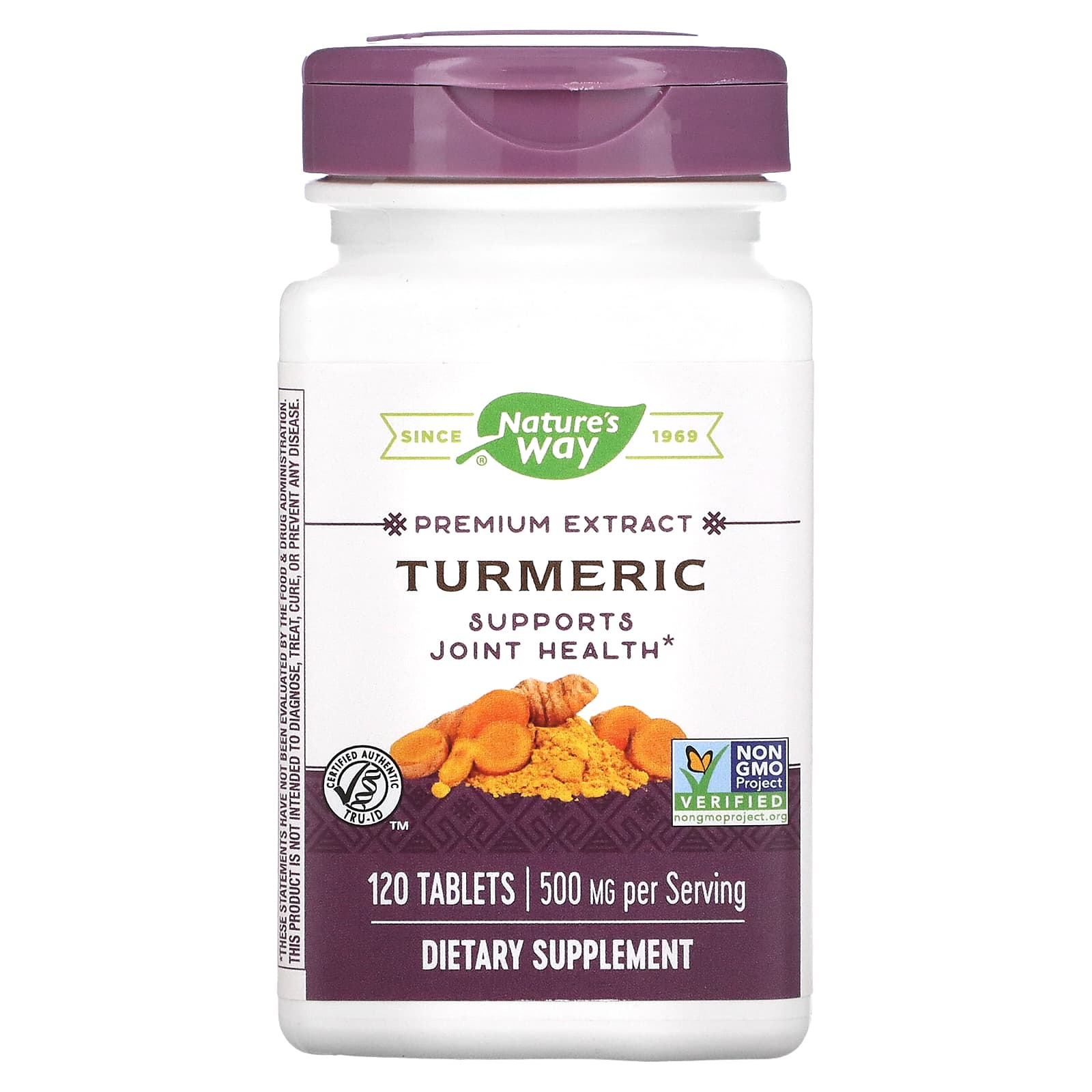 Nature’s Way, Turmeric Standardized Extract, 120 Tablets UPC 033674153567 | Hilife Vitamins
