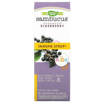 Nature’s Way, Sambucus For Kids, 8 Oz UPC 033674153598 | Hilife Vitamins
