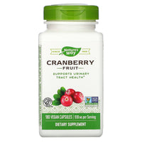 Nature’s Way, Cranberry Fruit, 180 Vegetarian Capsules UPC 033674153611 | Hilife Vitamins
