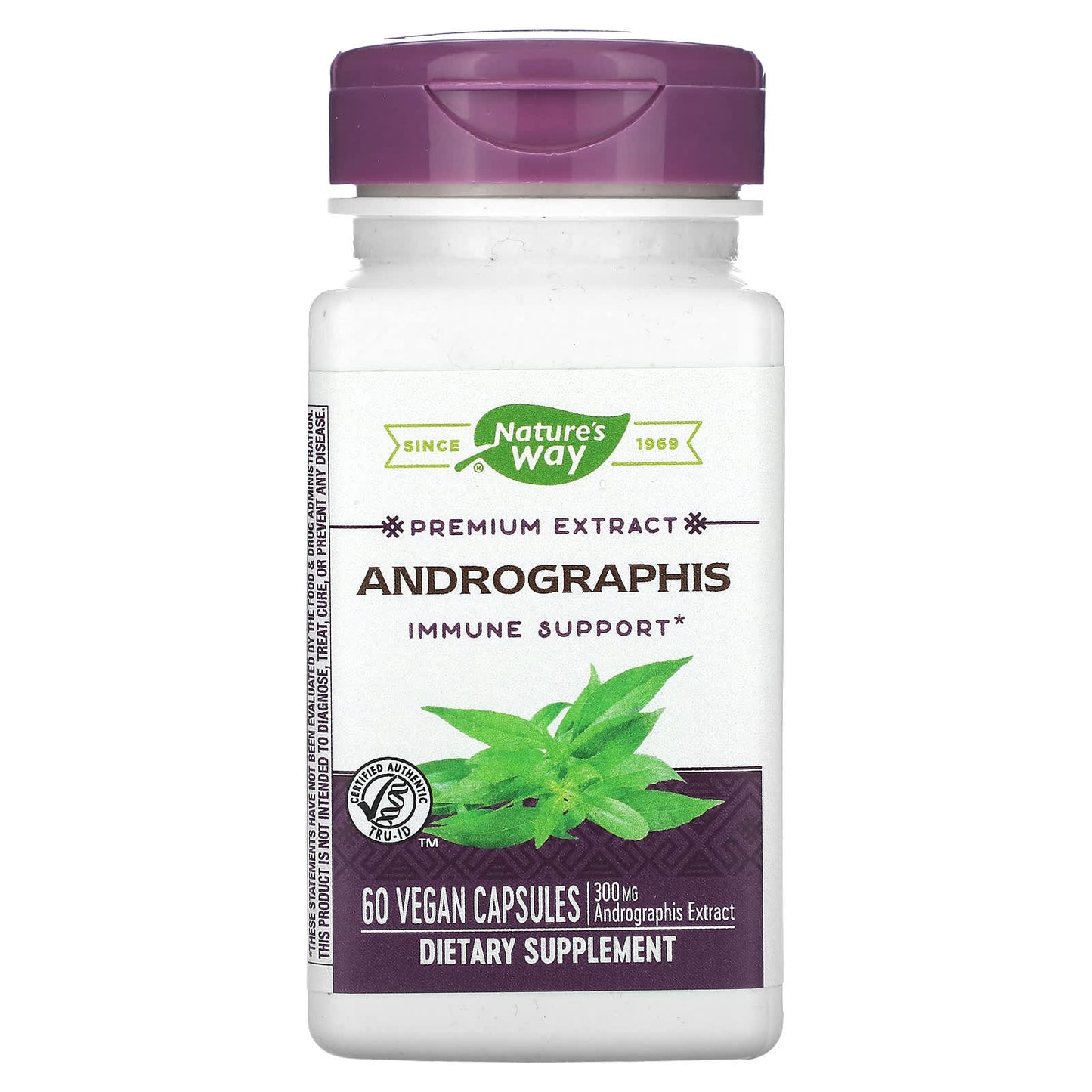 Nature’s Way, Andrographis Standardized Extract, 60 Vegetarian Capsules UPC 033674153819 | Hilife Vitamins