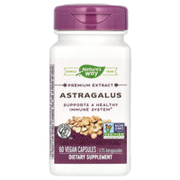 Nature’s Way, Astragalus, 60 Vegetarian Capsules UPC 033674153833 | Hilife Vitamins