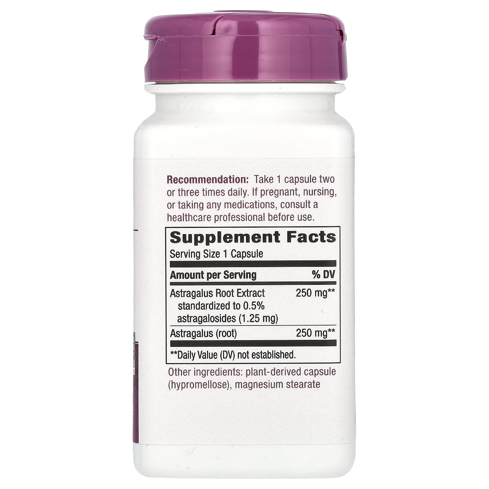 Nature’s Way, Astragalus, 60 Vegetarian Capsules UPC 033674153833 | Hilife Vitamins