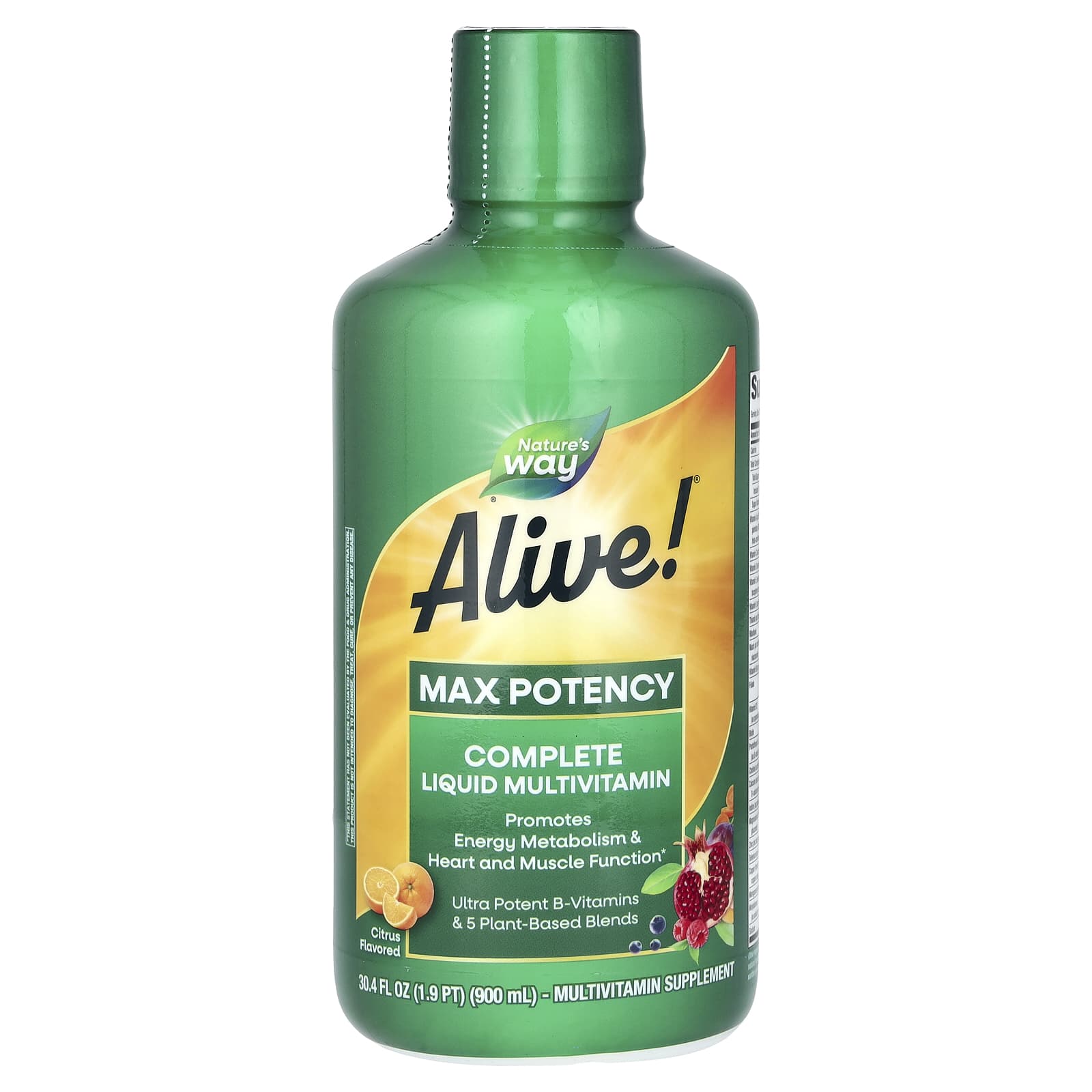 Nature’s Way, Alive! Multi Citrus Flavor, 30.4 Oz UPC 033674153956 | Hilife Vitamins