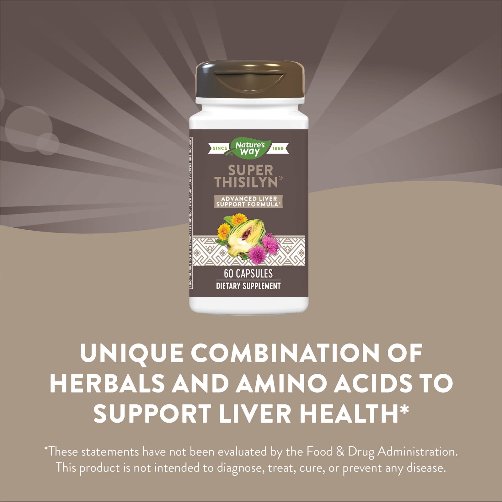 Nature’s Way, Super Thisilyn Liver Gall Bladder, 60 Vegetarian Capsules UPC 033674154052 | Hilife Vitamins