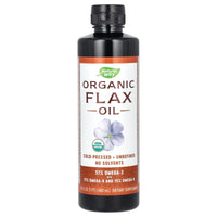 Nature’s Way, Flax seed Oil   ORGANIC, 16 Oz Liquid UPC 033674154267 | Hilife Vitamins