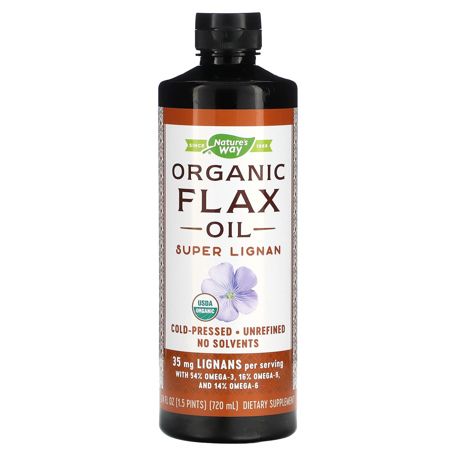 Nature’s Way, Flax Oil Super Lignan, 1.5 Oz UPC 033674154298 | Hilife Vitamins