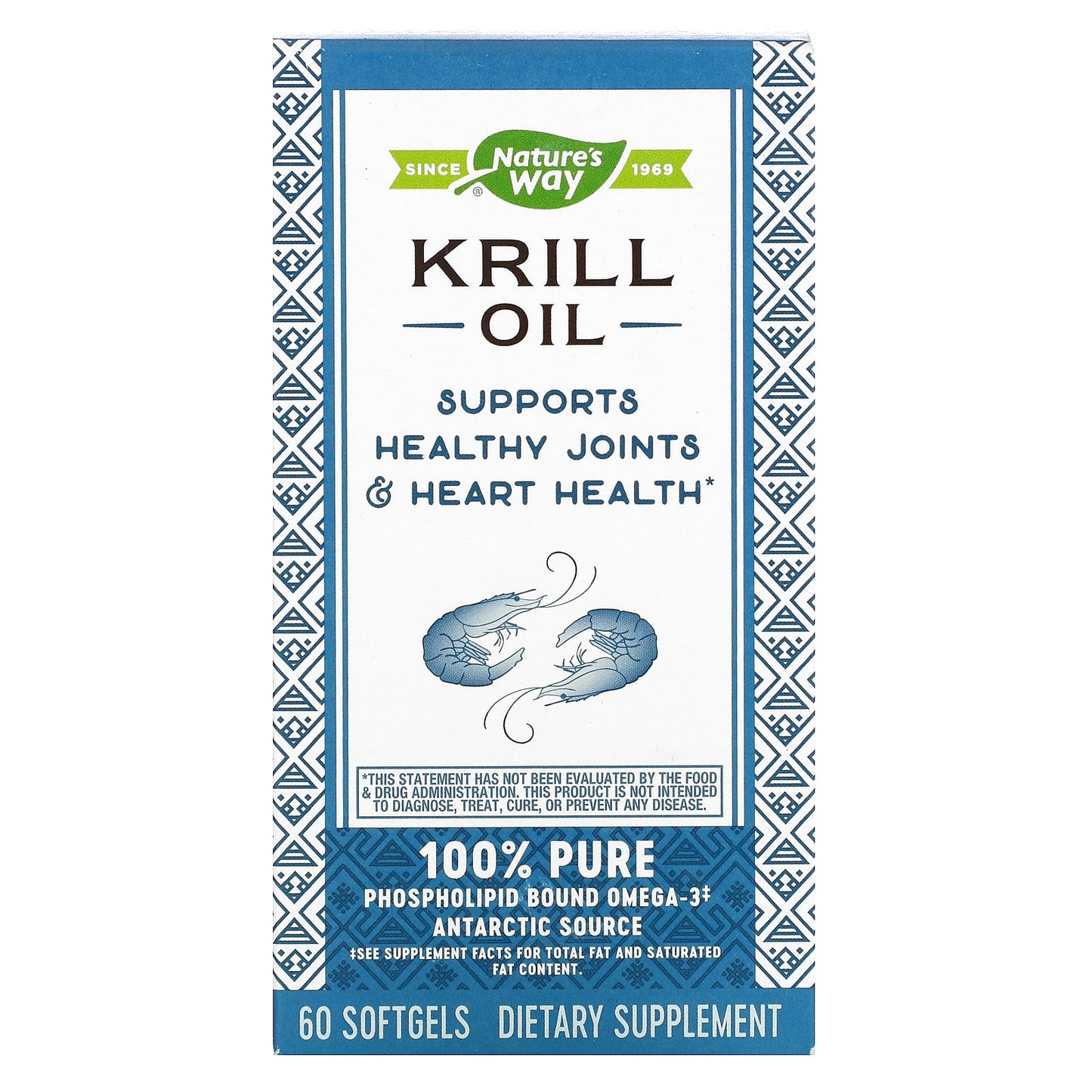 Nature’s Way, Krill Oil 500 mg, 60 Softgels UPC 033674154328 | Hilife Vitamins