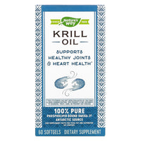 Nature’s Way, Krill Oil 500 mg, 60 Softgels UPC 033674154328 | Hilife Vitamins