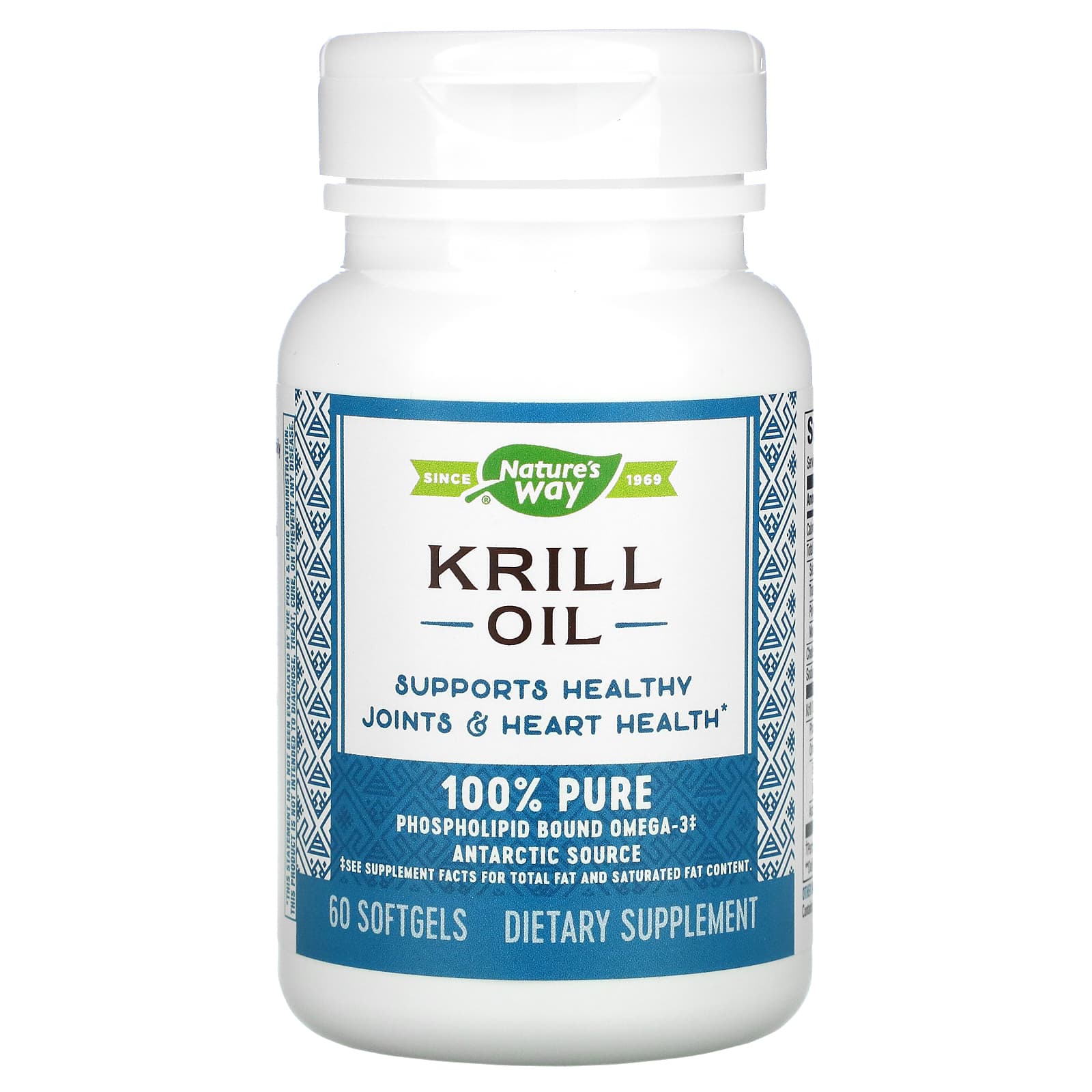 Nature’s Way, Krill Oil 500 mg, 60 Softgels UPC 033674154328 | Hilife Vitamins