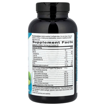 Nature’s Way, Mega 3/6/9, Omega Blend, Lime Flavored, 180 Softgels UPC 033674154410 | Hilife Vitamins