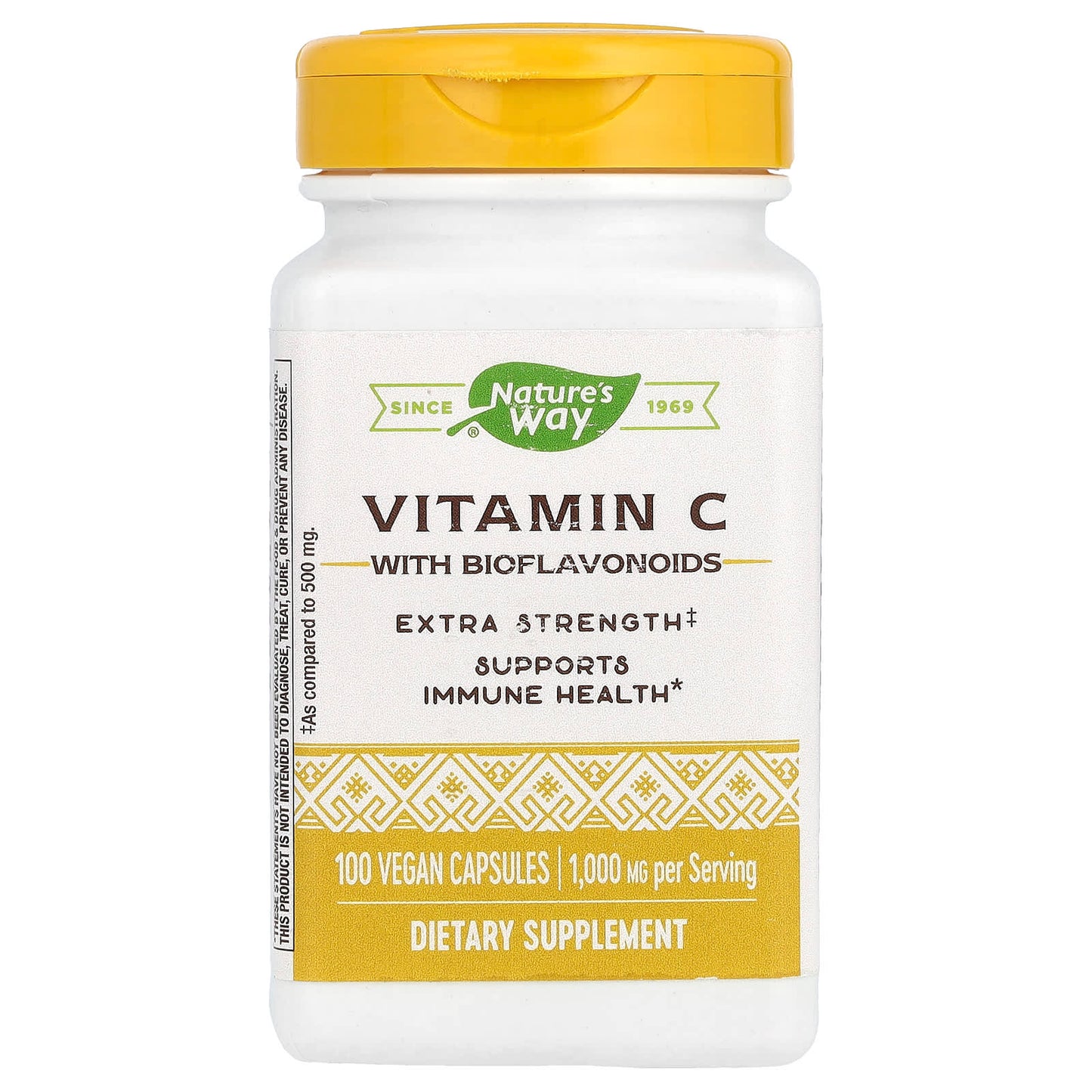 Nature’s Way, Vitamin C1000 Bioflavonoids, 100 Vegetarian Capsules UPC 033674154649 | Hilife Vitamins