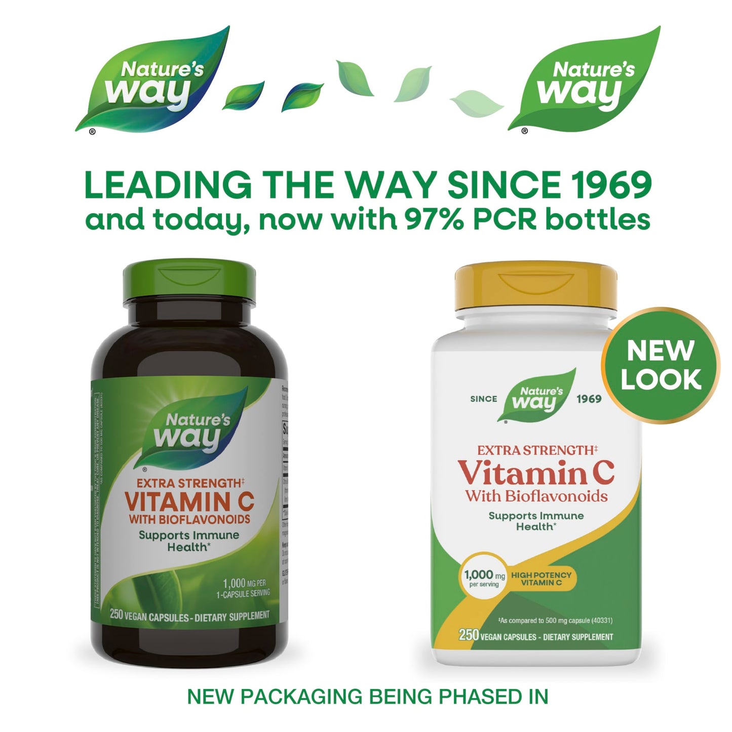 Nature’s Way, Vitamin C 1000-Bioflavonoids, 250 Vegetarian Capsules UPC 033674154656 | Hilife Vitamins