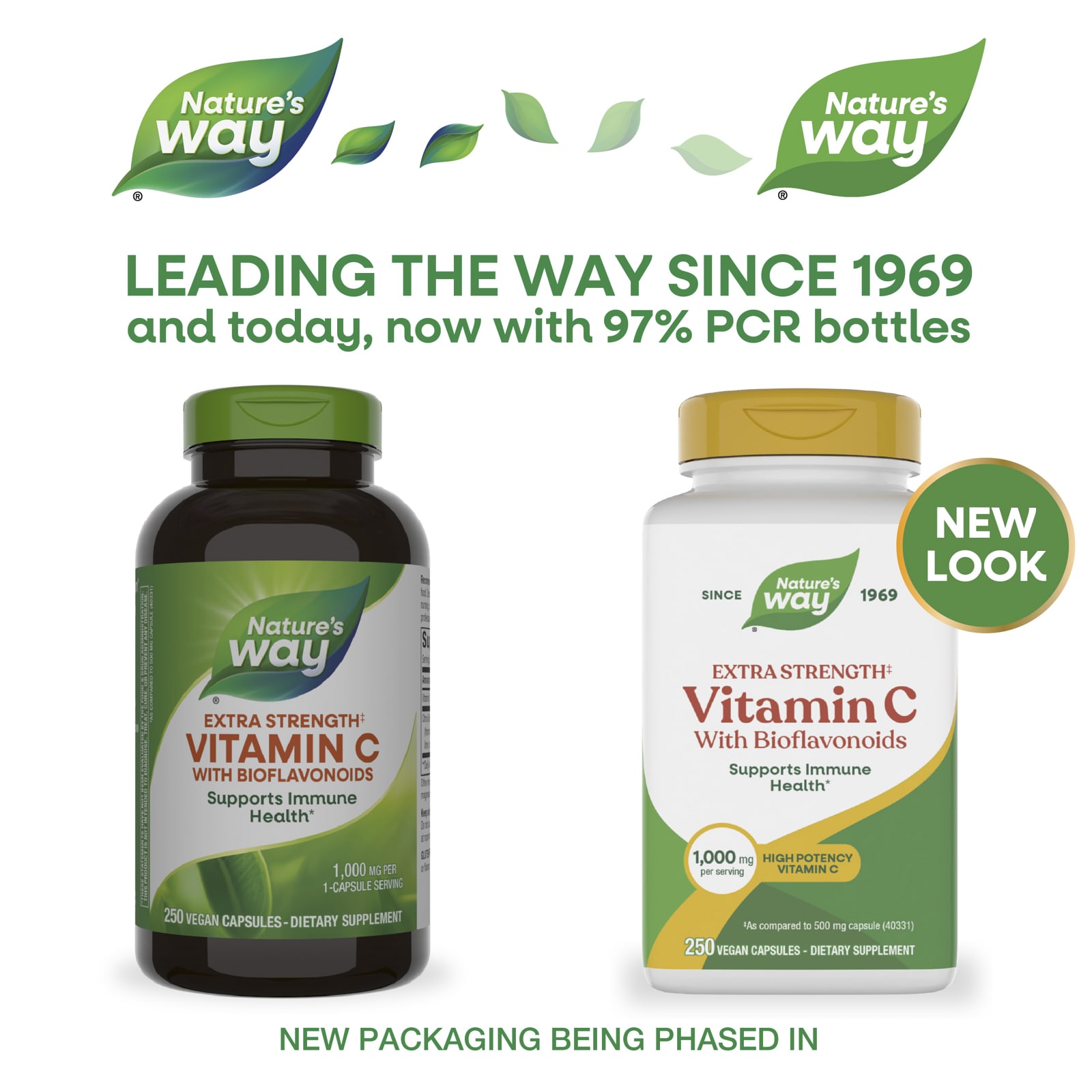 Nature’s Way, Vitamin C 1000-Bioflavonoids, 250 Vegetarian Capsules UPC 033674154656 | Hilife Vitamins