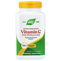 Nature’s Way, Vitamin C 1000-Bioflavonoids, 250 Vegetarian Capsules UPC 033674154656 | Hilife Vitamins