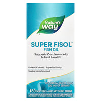 Nature’s Way, Super Fisol Fish Oil, 180 Softgels UPC 033674155189 | Hilife Vitamins